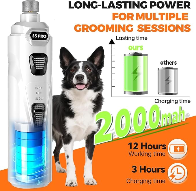 Whisper Quiet Dog Nail Grinder - Image 8