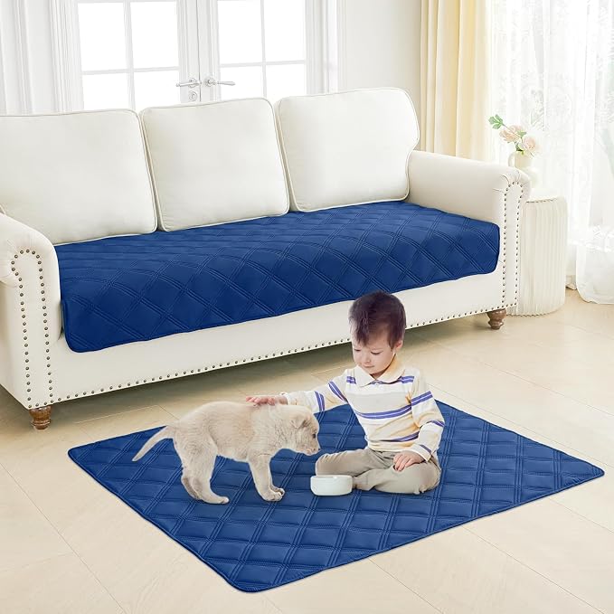 Smiry Waterproof Dog Bed Cover Blanket 82x120, Soft Reversible Pet Blanket - Image 7