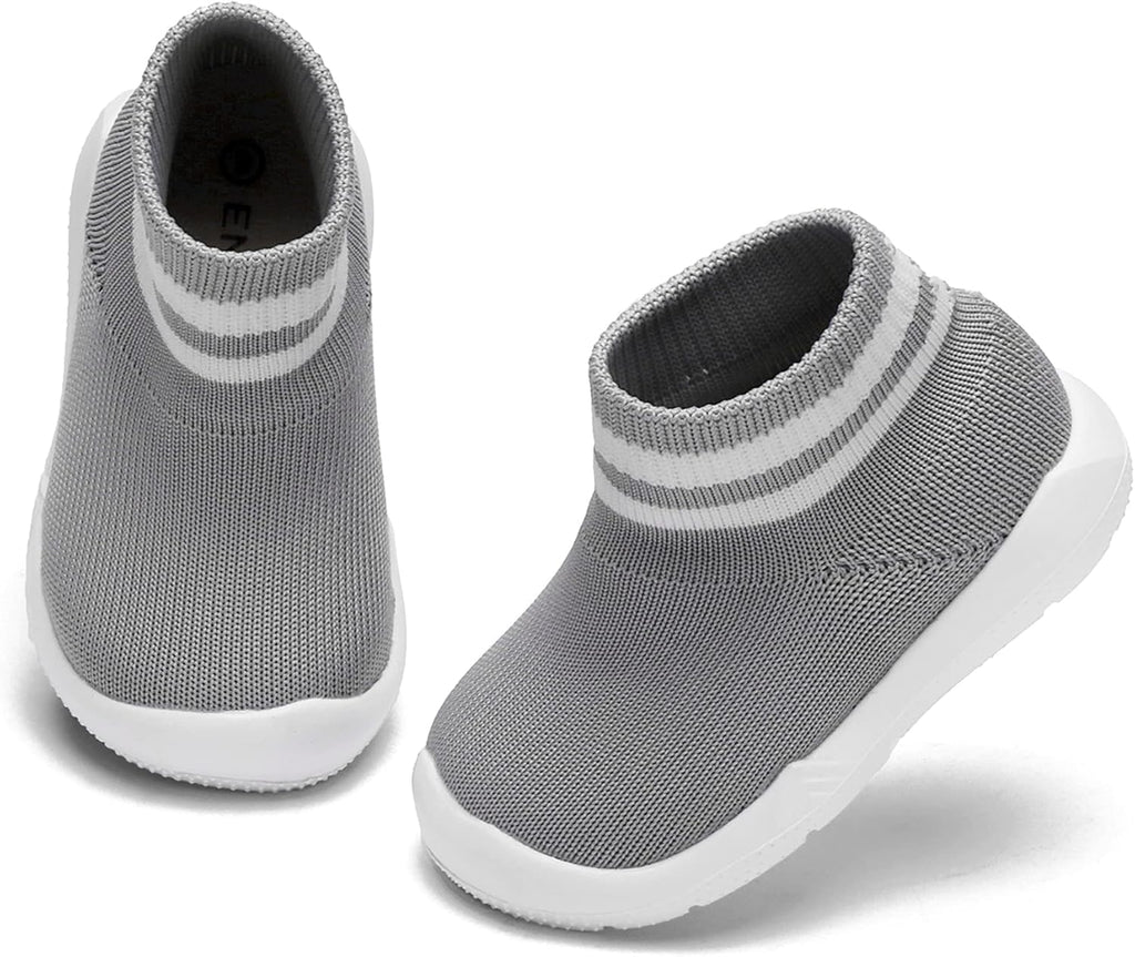 Engtoy Baby Shoes & Socks - Non-Slip Breathable Slippers with Soft Rubber Sole - Baby Boys & Girls Slip On Sneakers