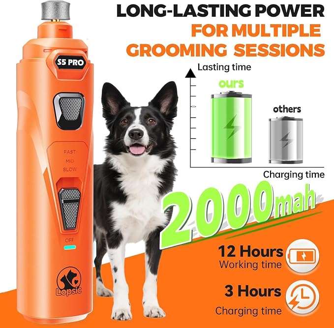 Whisper Quiet Dog Nail Grinder - Image 8