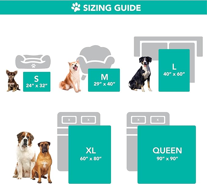 PetAmi Waterproof Dog Blanket for Queen Bed Large XL Dog Throw for Couch Cover - Image 5