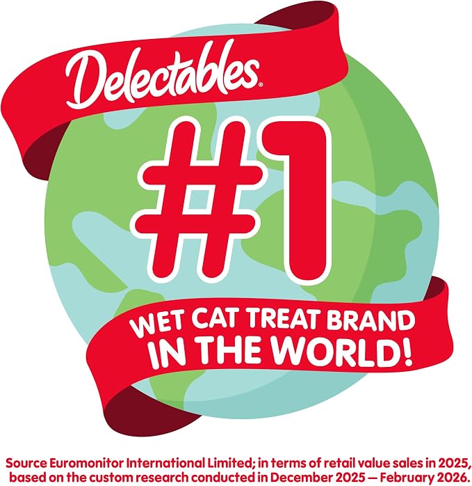 Delectables Squeeze Up Variety Pack, Creamy Squeezable Puree, Lickable Wet Cat - Image 8
