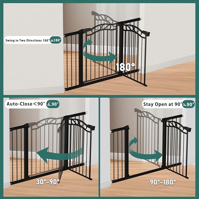 Fairy Baby 70.9"-76.3" Extra Wide Baby Gate - Image 4