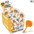 iPaw Turkey Tendons for Dogs 40 Pcs Bulk Pack, 100% Turkey and US Sourced Raw by iPawPawsomePetSupplies