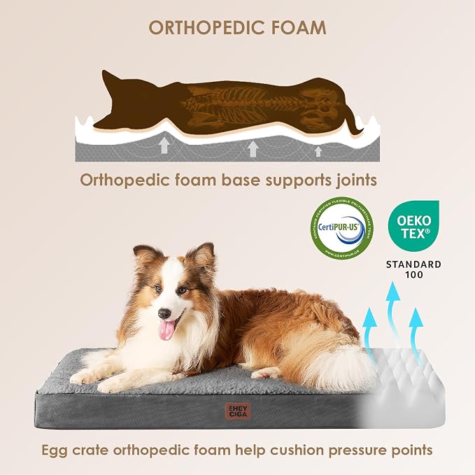 EHEYCIGA Orthopedic Medium Dog Beds - Image 2