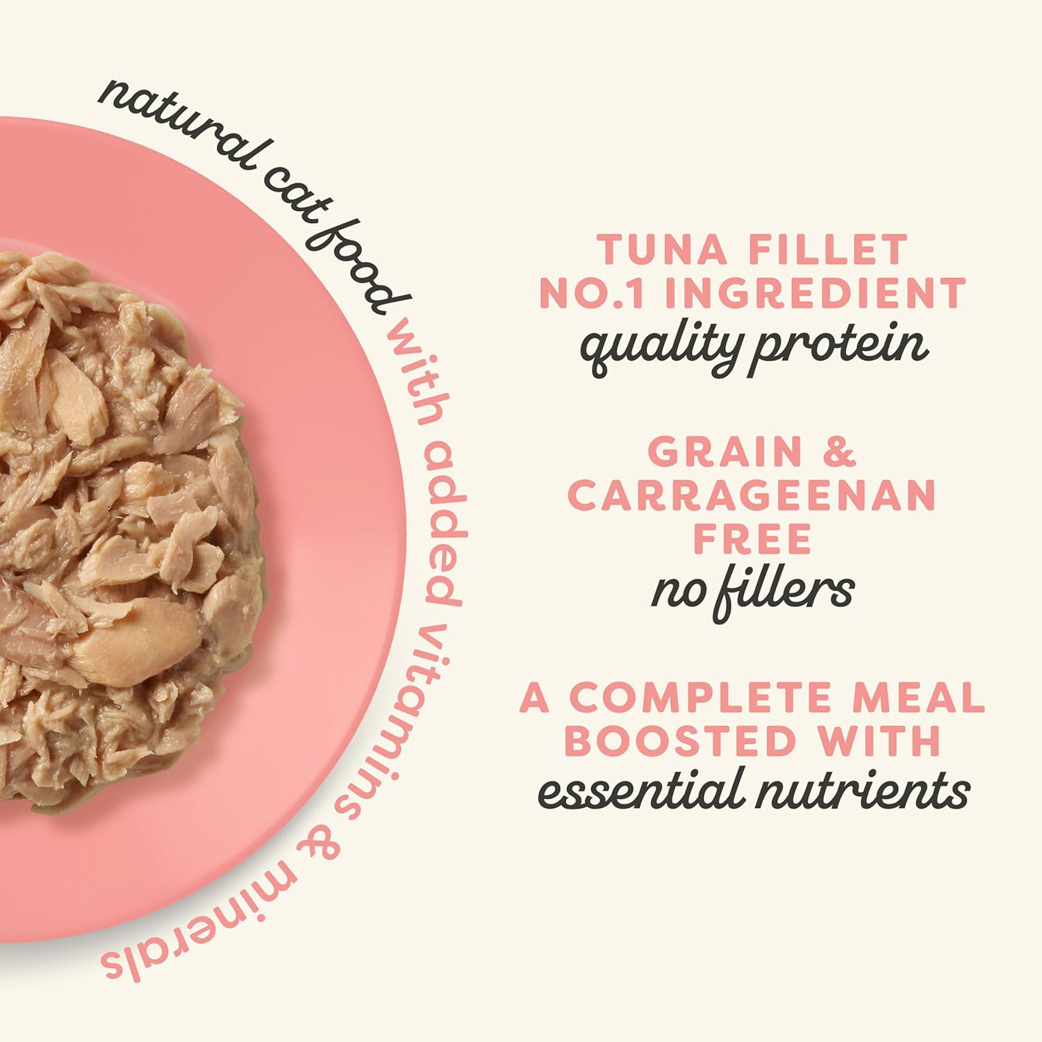 Applaws Vitality Wet Cat Food in Broth, Natural Canned Cat Food, Wet Food for Cats with Added Vitamins and Minerals, Grain and Carrageenan Free, Tuna Fillet & Salmon in Broth (24 Count, 2.47 oz Cans)