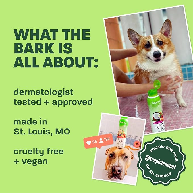 TropiClean Dog Grooming Kit, Papaya Pamper Pack - Image 6