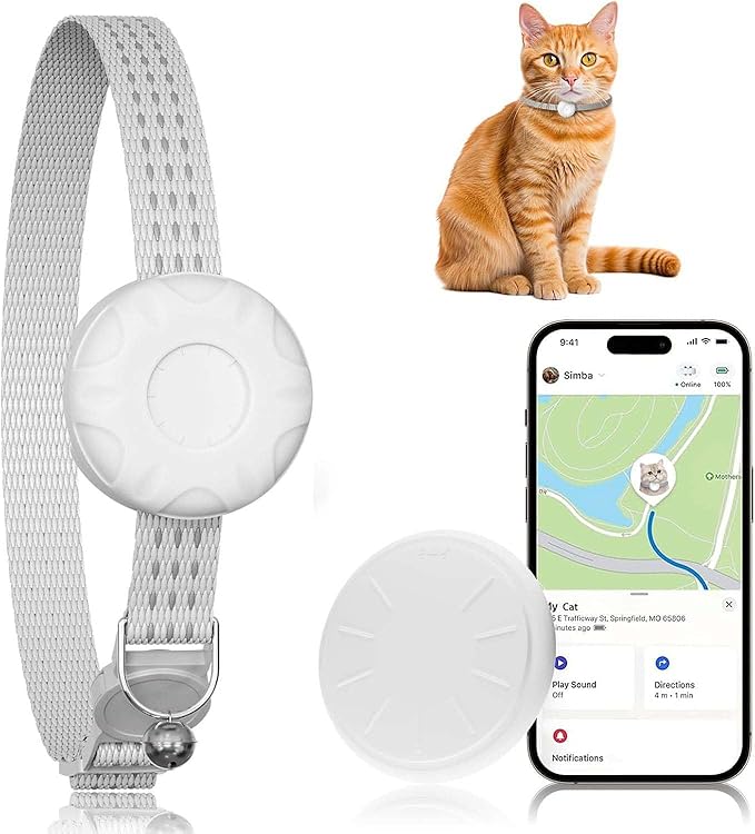 GPS Tracker for Cats, Cat Tracker, Compatible by ZFSJTAG