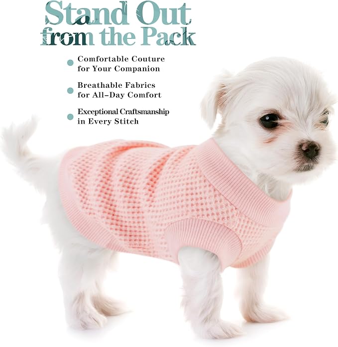 Cozy and Functional Dog Shirts for Small Puppies: Stretchable Brown Attire - Image 5