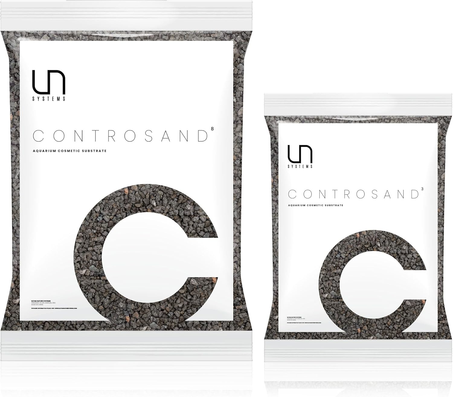 Ultum Nature Systems Controsand Vesuvius Aquarium Gravel (8L) - Versatile Substrate for Planted & Shrimp Tanks