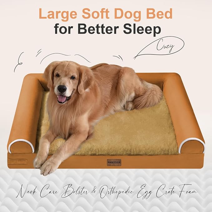 Medium Large Dog Bed Orthopedic Washable: Beds Bolster Medium Large Sized Dog - Image 2