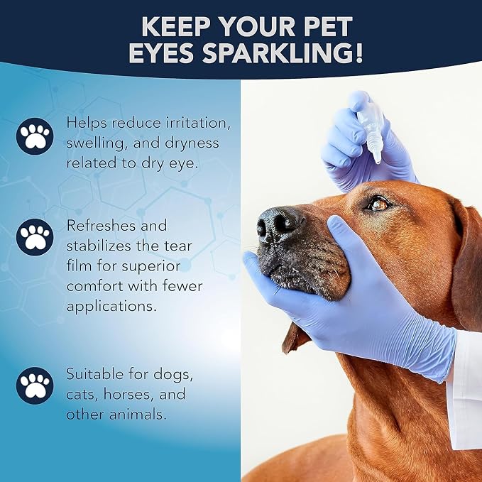 NOVEHA Pet Gel Eye Drops with 0.3% Viscoadaptive Hyaluronan | Eye Solution - Image 4