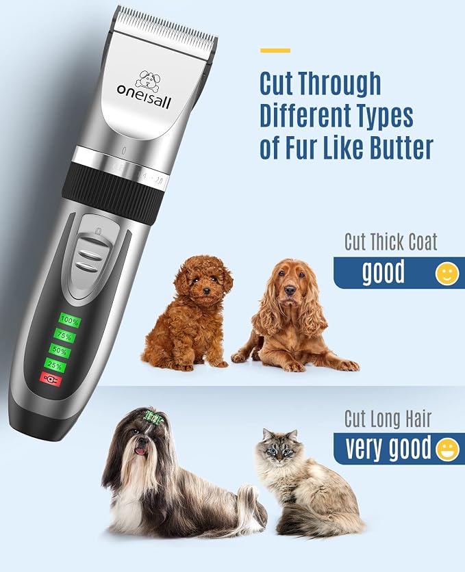 oneisall 2 in 1 Pet Cat & Dog Grooming Kit - Image 3