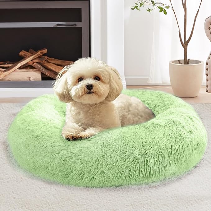 JOLLYVOGUE Calming Dog Bed for Small Dogs by JOLLYVOGUE