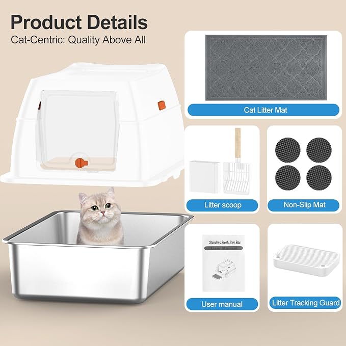 Stainless Steel Litter Box - Image 5