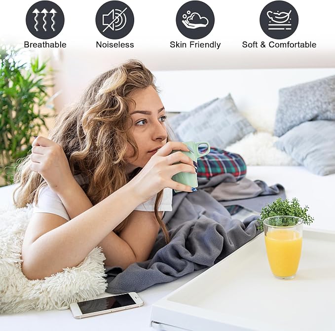 Ohano 5D Stereo Effect Waterproof Mattress Protector Queen, Fitted Sheet Style - Image 3