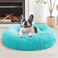 JOLLYVOGUE Calming Dog Beds Large Sized Dog, 36in Donut Washable Large Pet Bed by JOLLYVOGUE
