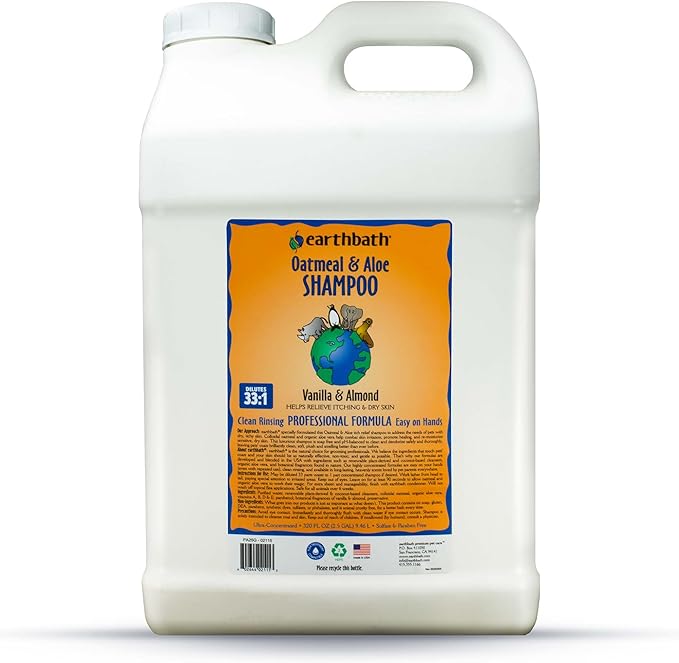earthbath Oatmeal and Aloe Dog Shampoo- Oatmeal Shampoo by earthbath