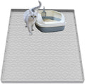 Cat Litter Mat for Litter Box, Silicone Large Cat Litter Trapping Mat by Jacooxi