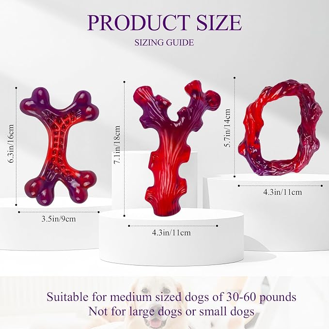 Frienhund 6-Pack Indestructible Dog Toys - Image 3