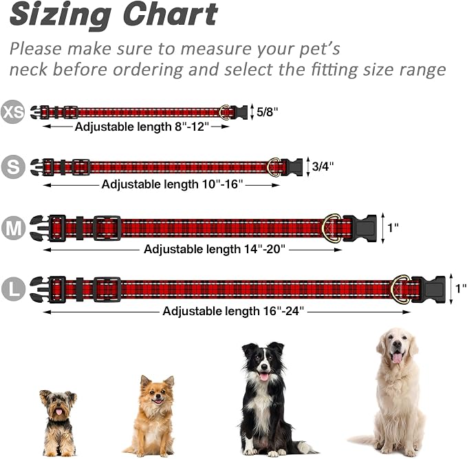 Reflective Dog Collar for Large Dogs, Cute Boho Adjustable Heavy-Duty Nylon - Image 7