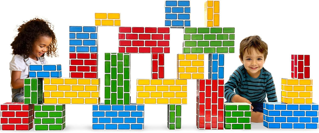 Teacher Created Resources Easy-Stack Cardboard Blocks 24 Piece Set (TCR11531)