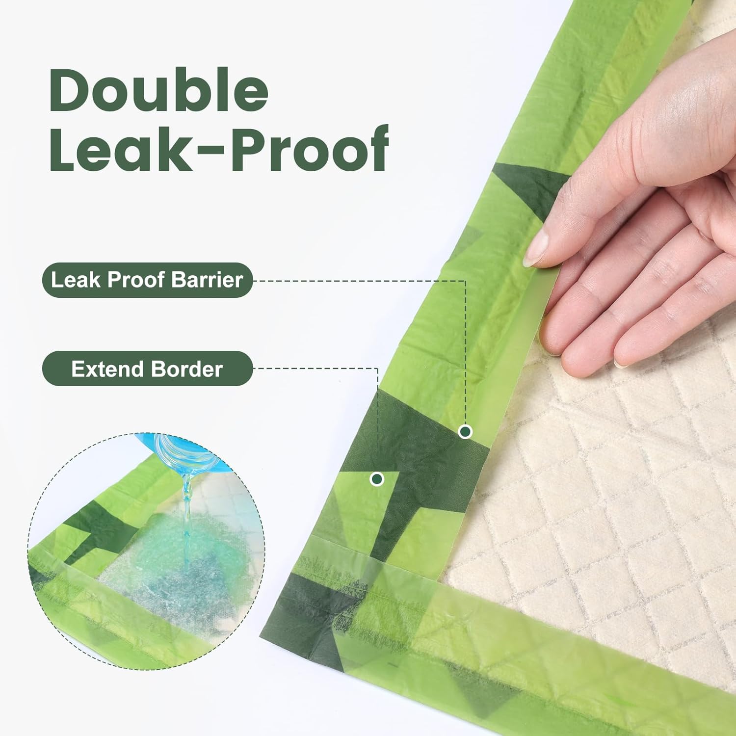 Gardner Pet Disposable Puppy Pads XL, 28" x 30" Dog Pee Pads for Dogs, Super Absorbent & Leak-Proof Full Edge-Wrapping Extra Thick Dog Potty Training Pads (100 Count)