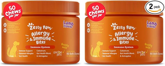 Zesty Paws Dog Allergy Relief Chews, Dog Probiotics by Unknown