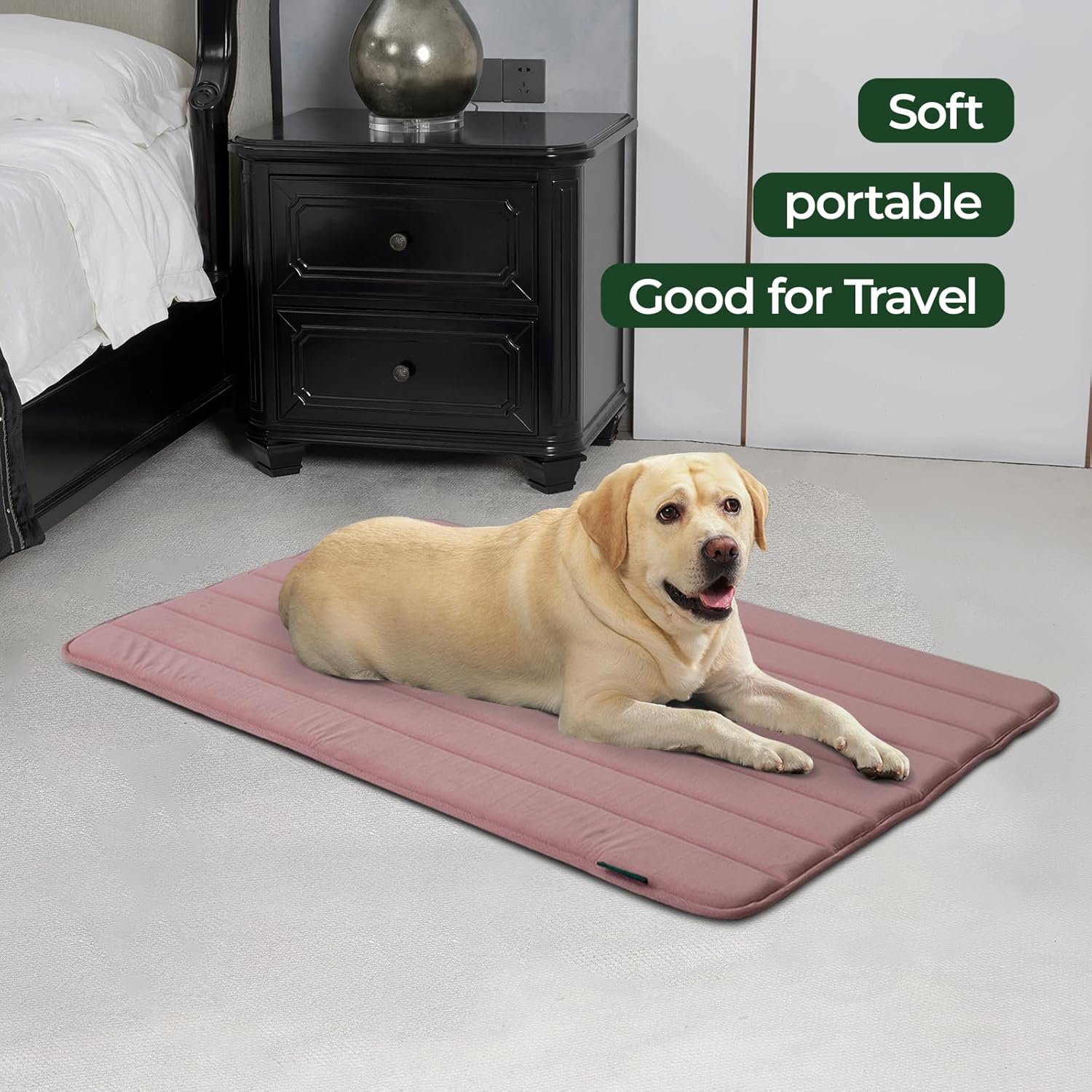 BALANCE Dog Crate Pad, Dog Foam Crate Mat Kennel Pad, Washable Water-Resistant Pet Bed Flat Dogs Cage Mat for XX-Large Dogs