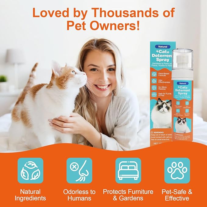 Cat Deterrent Spray, Natural Cat Repellent Spray - Image 6