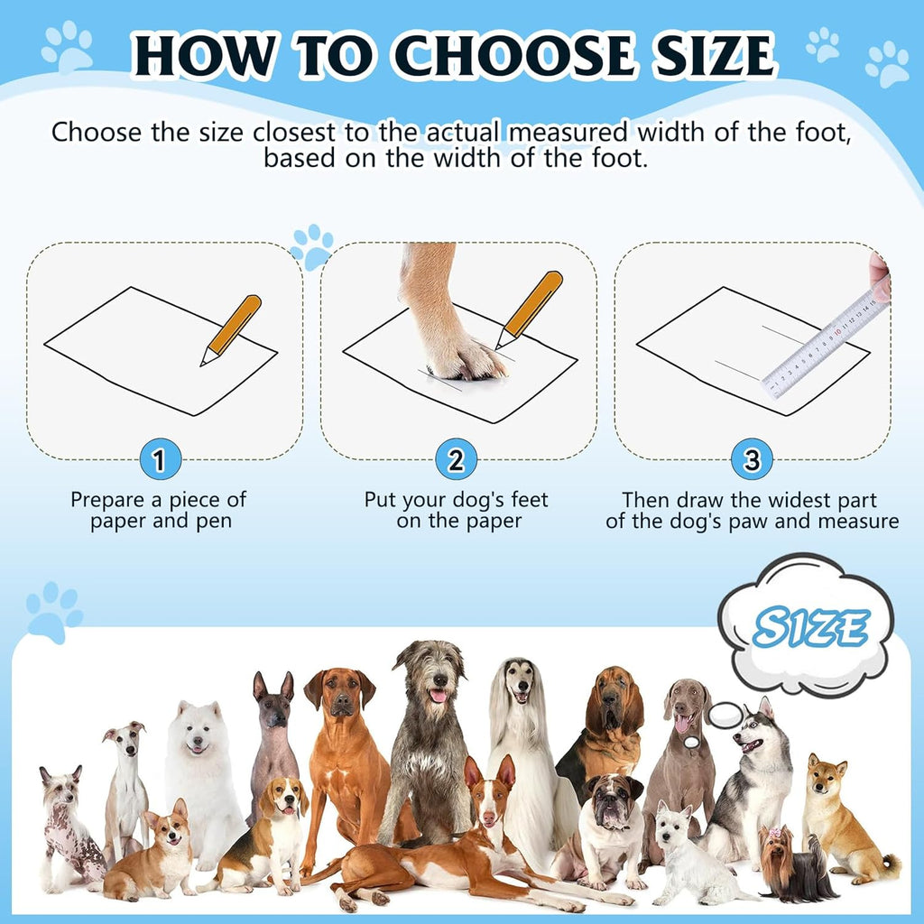 Dog Shoes for Large Medium Small Dog, Mesh Breathable Dog Shoes for Hot Pavement, Anti-Slip Dogs Boots Paw Protectors with Reflective for Outdoor Walking Indoor Hardfloors (Size 7)