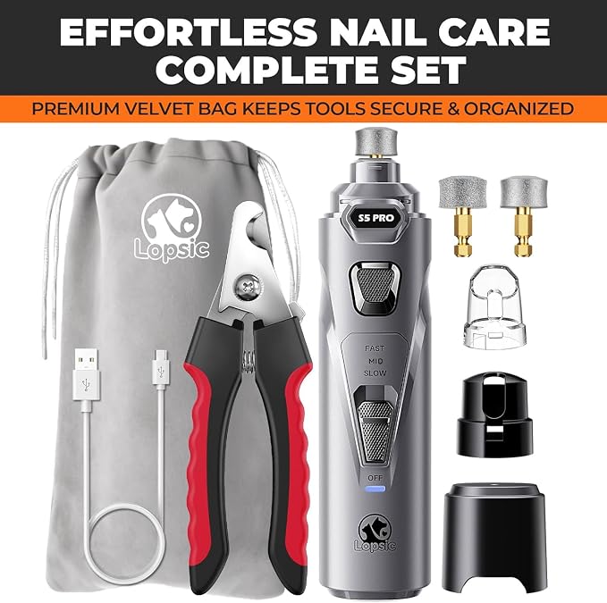 Whisper Quiet Dog Nail Grinder - Image 9