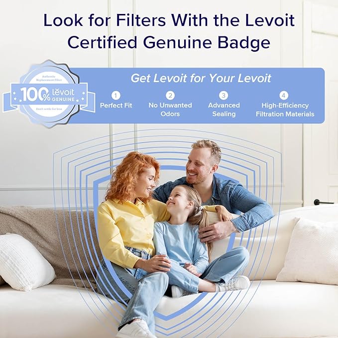 LEVOIT Air Purifiers for Home Bedroom, HEPA Sleep Mode, AHAM VERIFIDE, Smart - Image 6