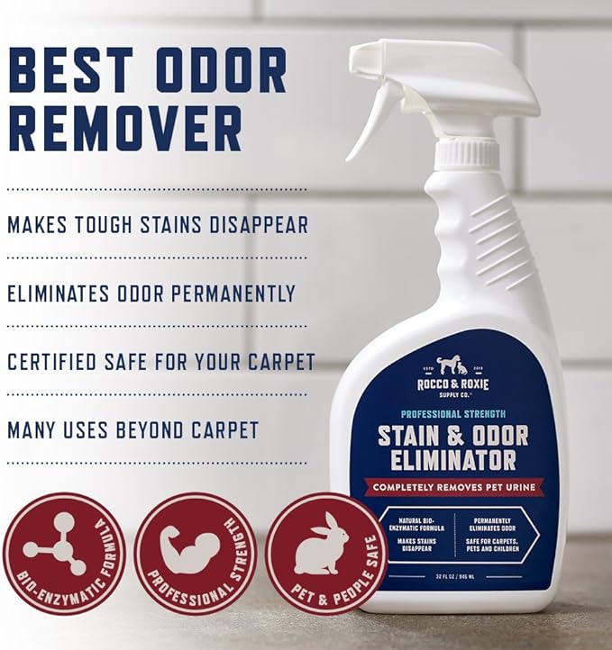 Rocco & Roxie Supply Co. Stain & Strong Odor Eliminator, Enzyme Cleaner - Image 5