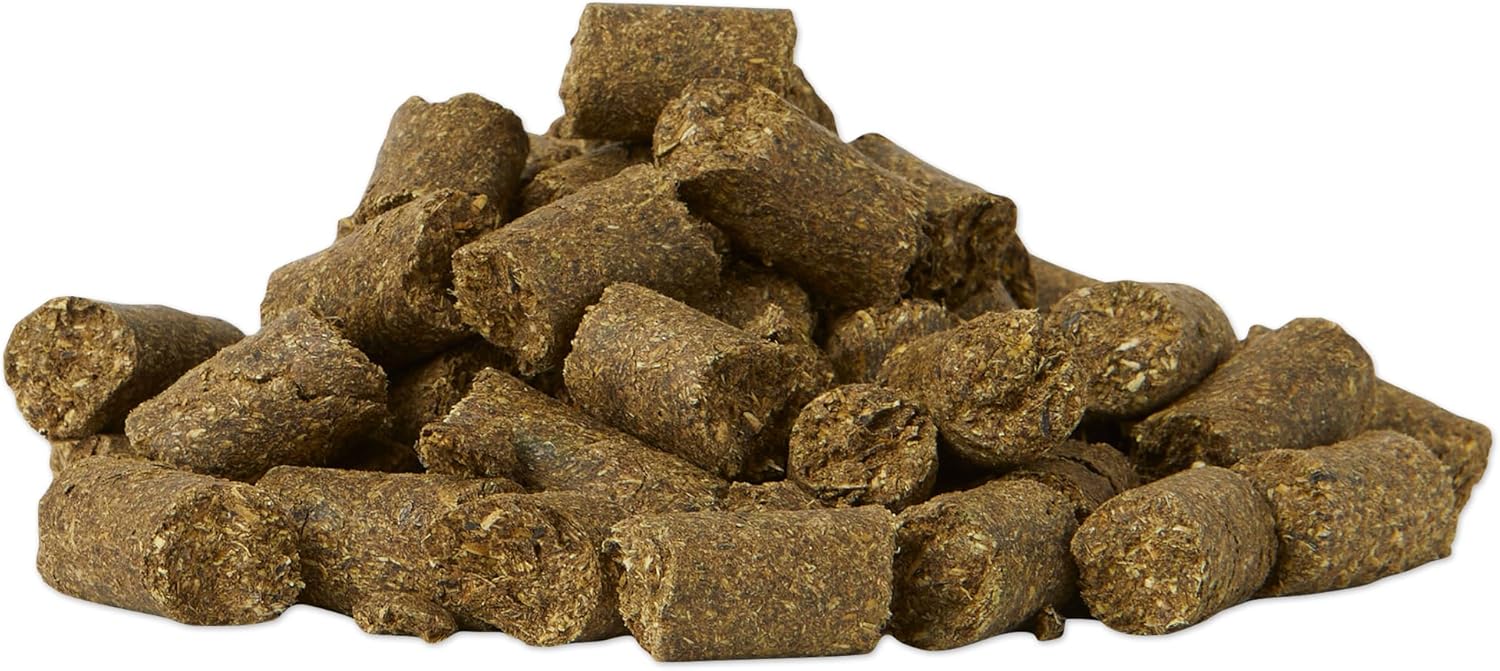 Uckele by SmartEquine Equi Treats Bite-Sized Pellets | Horse Treats with No Sugar Added | High Fiber Cookies for Horses | Suitable Reward for Training | Apple Pie Flavor | 4 lb Bag