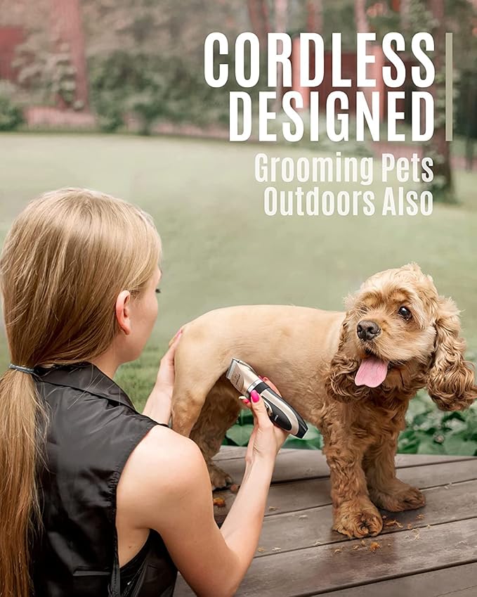 oneisall Dog Clippers Low Noise, Dog Grooming Kit - Image 3