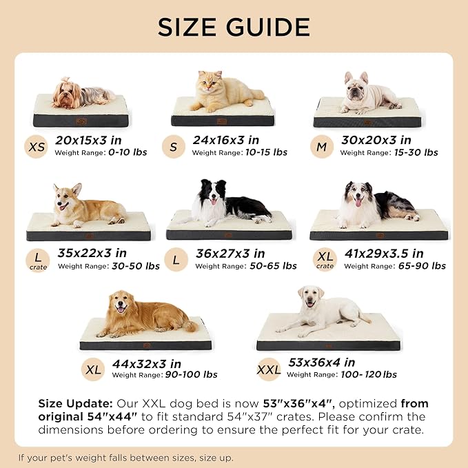Bedsure Large Dog Bed for Crate - Image 6