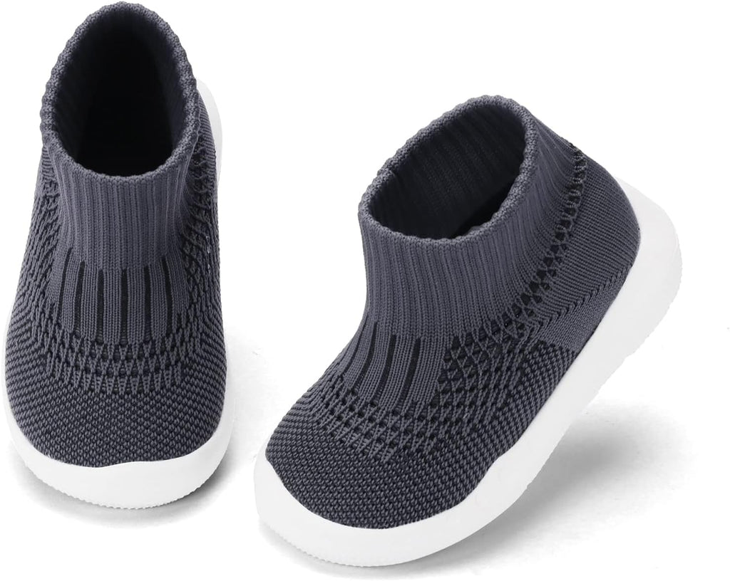Engtoy Baby Shoes & Socks - Non-Slip Breathable Slippers with Soft Rubber Sole - Baby Boys & Girls Slip On Sneakers