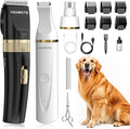 HEAPETS Dog Hair Clippers for Grooming Kit and Dog Paw Trimmer Nail Grinder for by Heapets