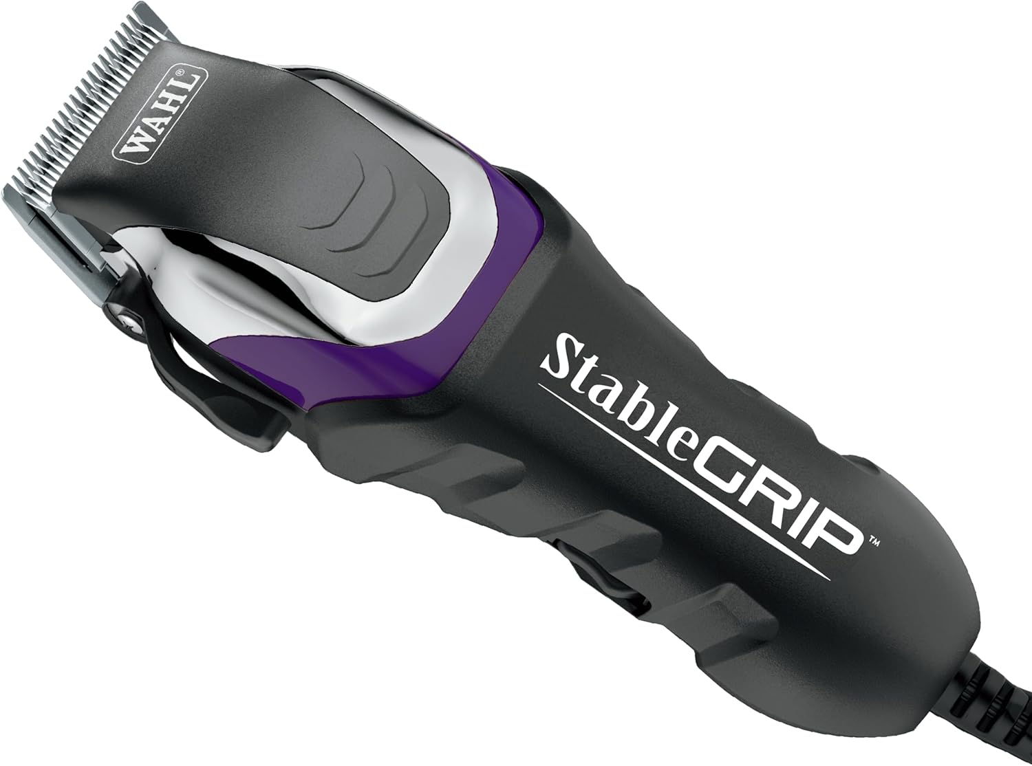 Wahl Pro Animal Stable Grip - Comprehensive Equine Grooming Kit - Light Body Clipping - Trimming Face, Ears & Fetlocks - Stable Grip Clipper - Easy-to-Adjust Cutting Lengths - Long Power Cord