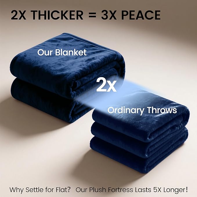 gogobunny Waterproof Bed Blanket, Reversible Sherpa Fleece Throw Blanket - Image 4