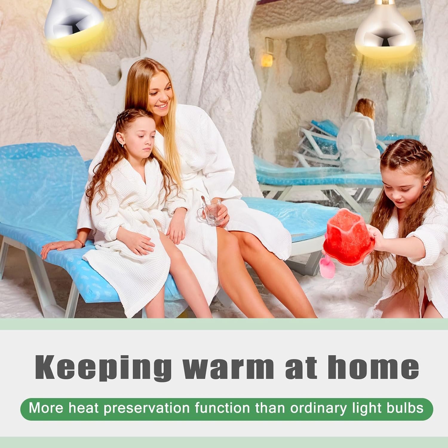 VIHOSE 24 Pack 250 Watt Heat Lamp 120v R40 Heat Lamp Bulbs Glass Incandescent Light Bulbs Incandescent Heating Lightbulbs for Reptiles Chicks Food Puppies Bathroom, Use E26 Base (Silver)
