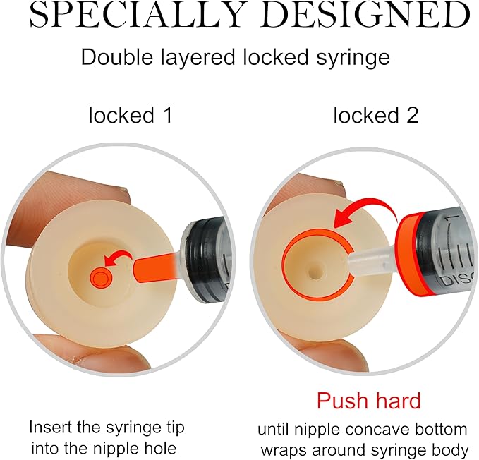 Doggiema Silicone Feeding Nipple and Syringes - Image 5