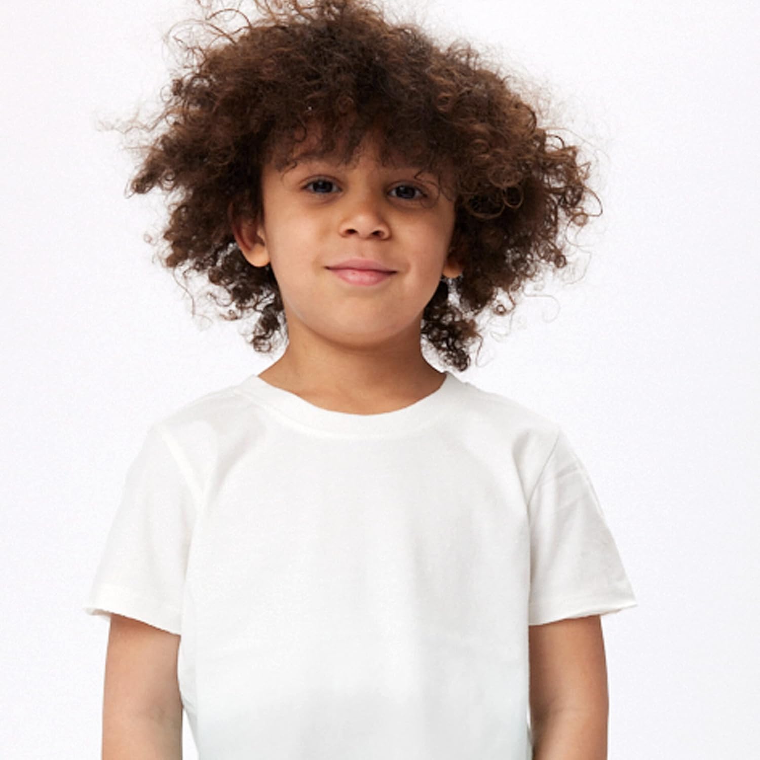 HonestBaby 10-Pack Short Sleeve T-shirts 100% Organic Cotton Baby, Toddler, Little Kids, Boys, Girls, Unisex