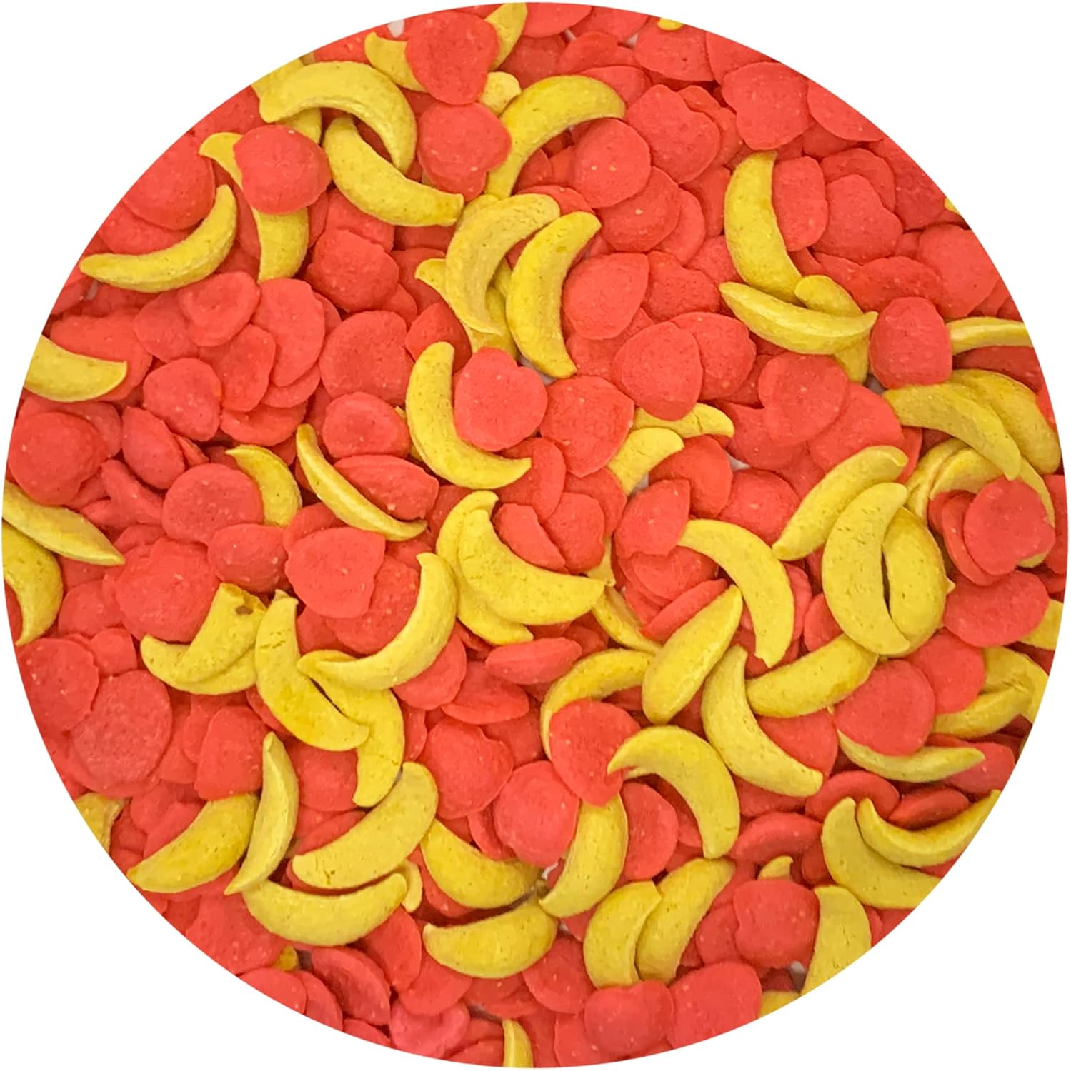 Crunchez Apple and Banana - Crunchy Fruit Flavored Treat Bites - Sugar Gliders, Squirrels, Marmosets, Prairie Dogs, Hamsters, Chinchillas, Exotic Birds, Rabbits, Guinea Pigs, Degus, Small Pets