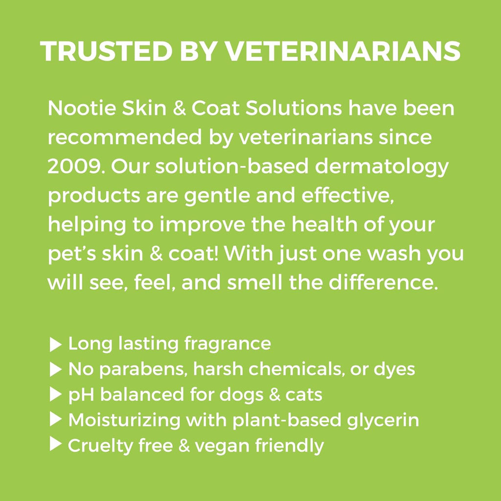 Nootie Aloe&Oatmeal Pet Shampoo for Sensitive Skin-Long lasting Cucumber Melon Shampoo-Helps Relieve Dry Itchy Skin for Dogs&Cat-Natural Ingredient-Soap Paraben&Sulfate Free-Cleans Conditions-1 Gallon