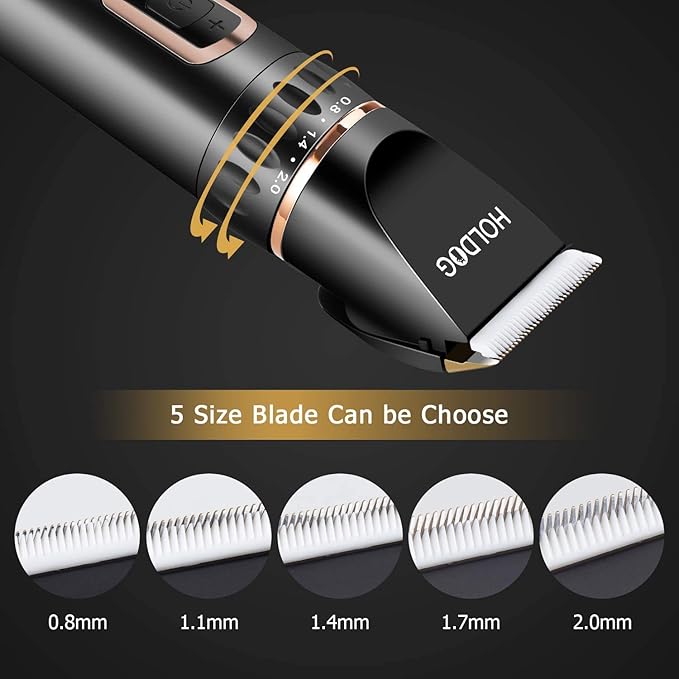 Dog Clippers Professional Heavy Duty Grooming Clipper 3-Speed Low Noise High - Image 6