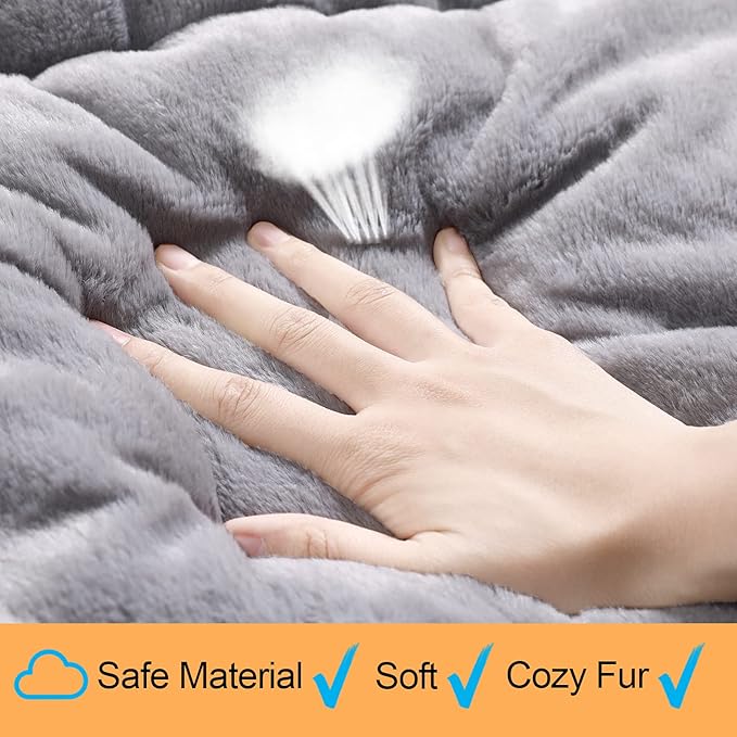 Dog Beds Crate pad for Extral Small Fit Metal, Utral Soft, Washable&Antislip - Image 4
