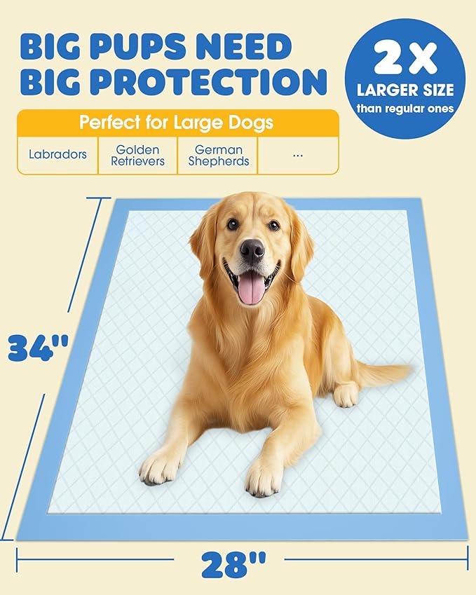 50-Pack Extra Large Thicker Pee Pads - Image 3