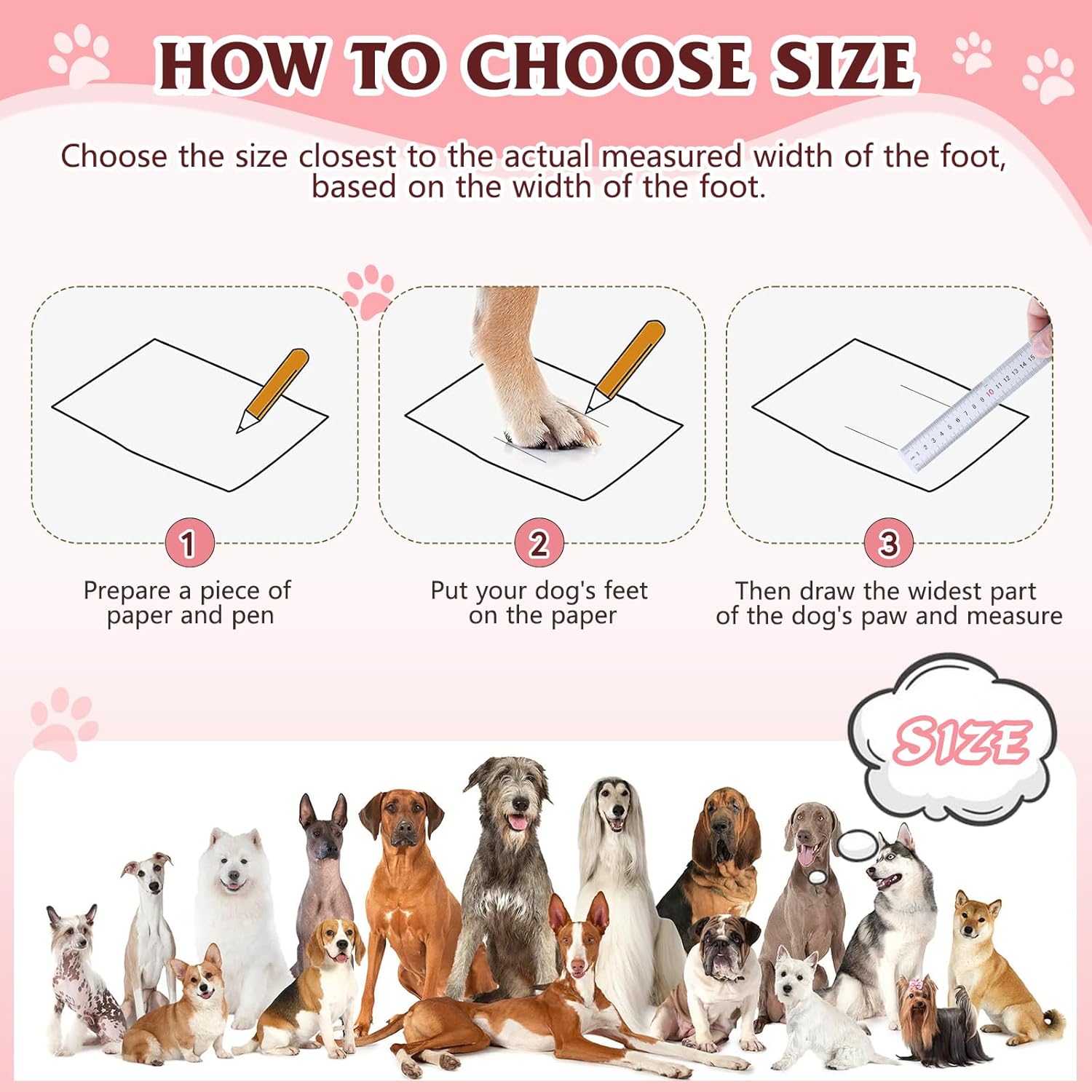 Dog Shoes for Large Medium Small Dog, Mesh Breathable Dog Shoes for Hot Pavement, Anti-Slip Dogs Boots Paw Protectors with Reflective for Outdoor Walking Indoor Hardfloors (Size 3)